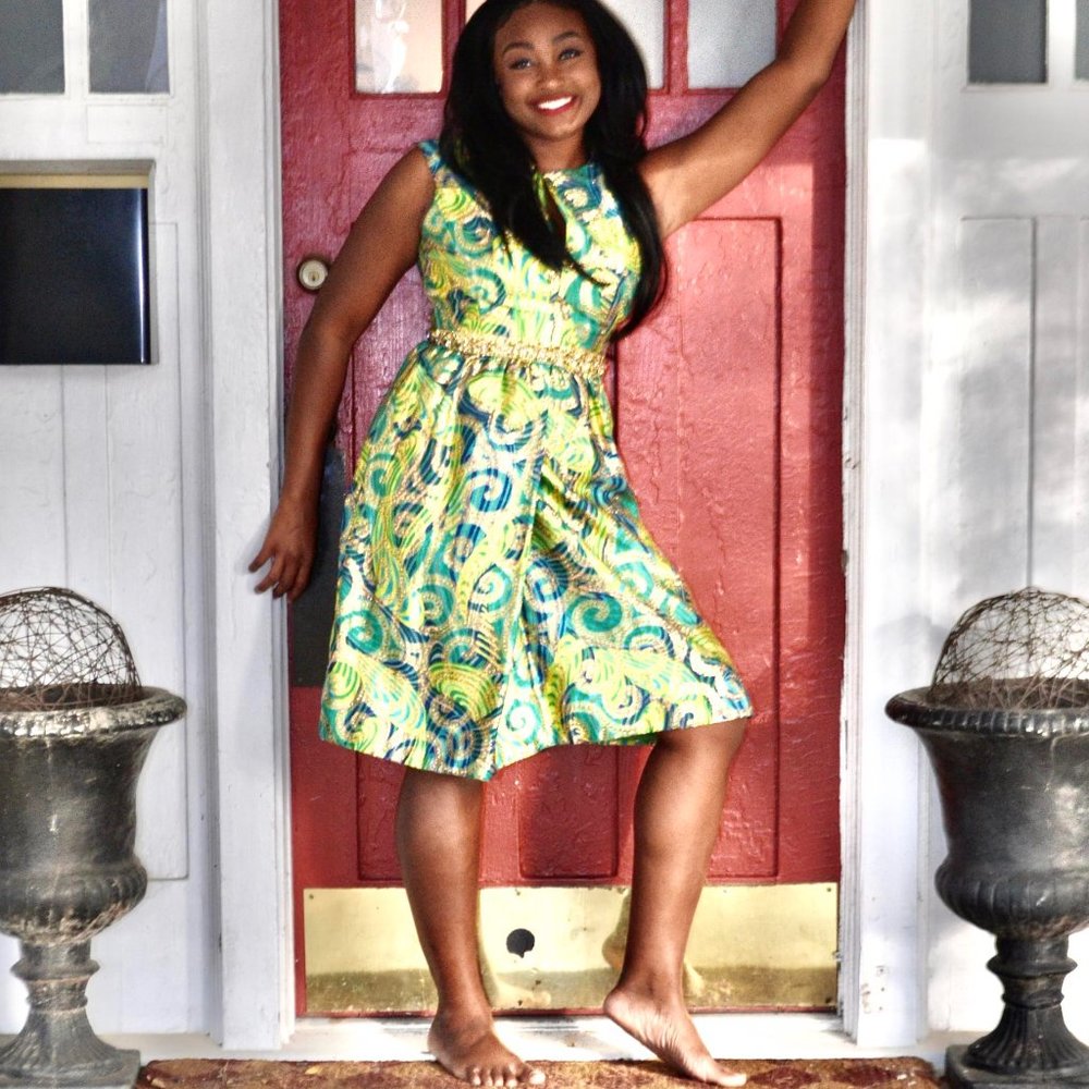 Vintage 1960's Kent Originals Cocktail Dress Made